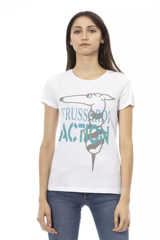 Camisetas y tops de algodón blanco