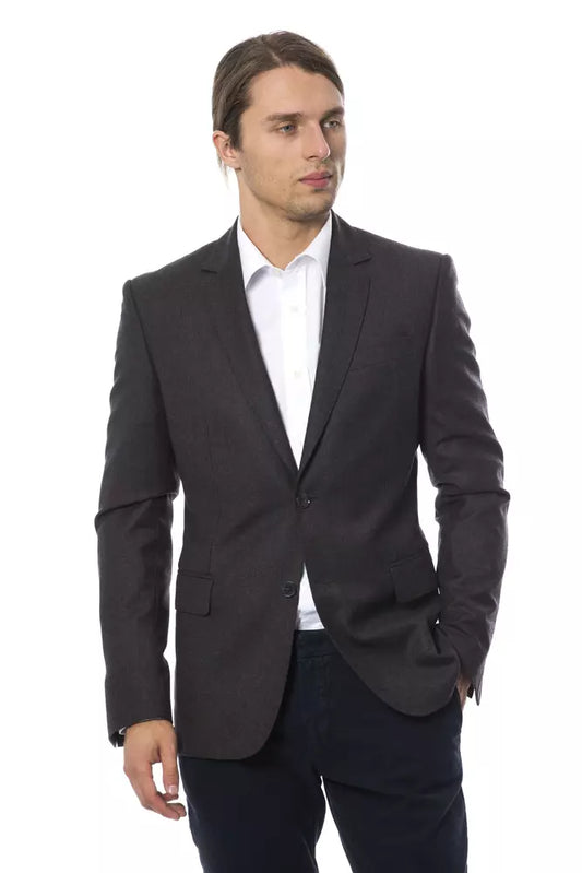 Blazer de lana gris