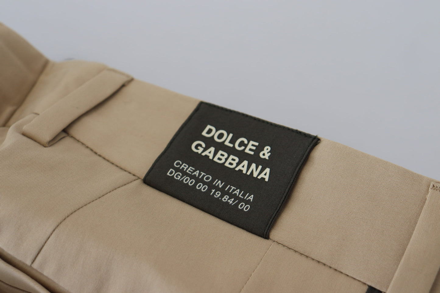 Pantaloni da uomo chino in cotone nero marrone