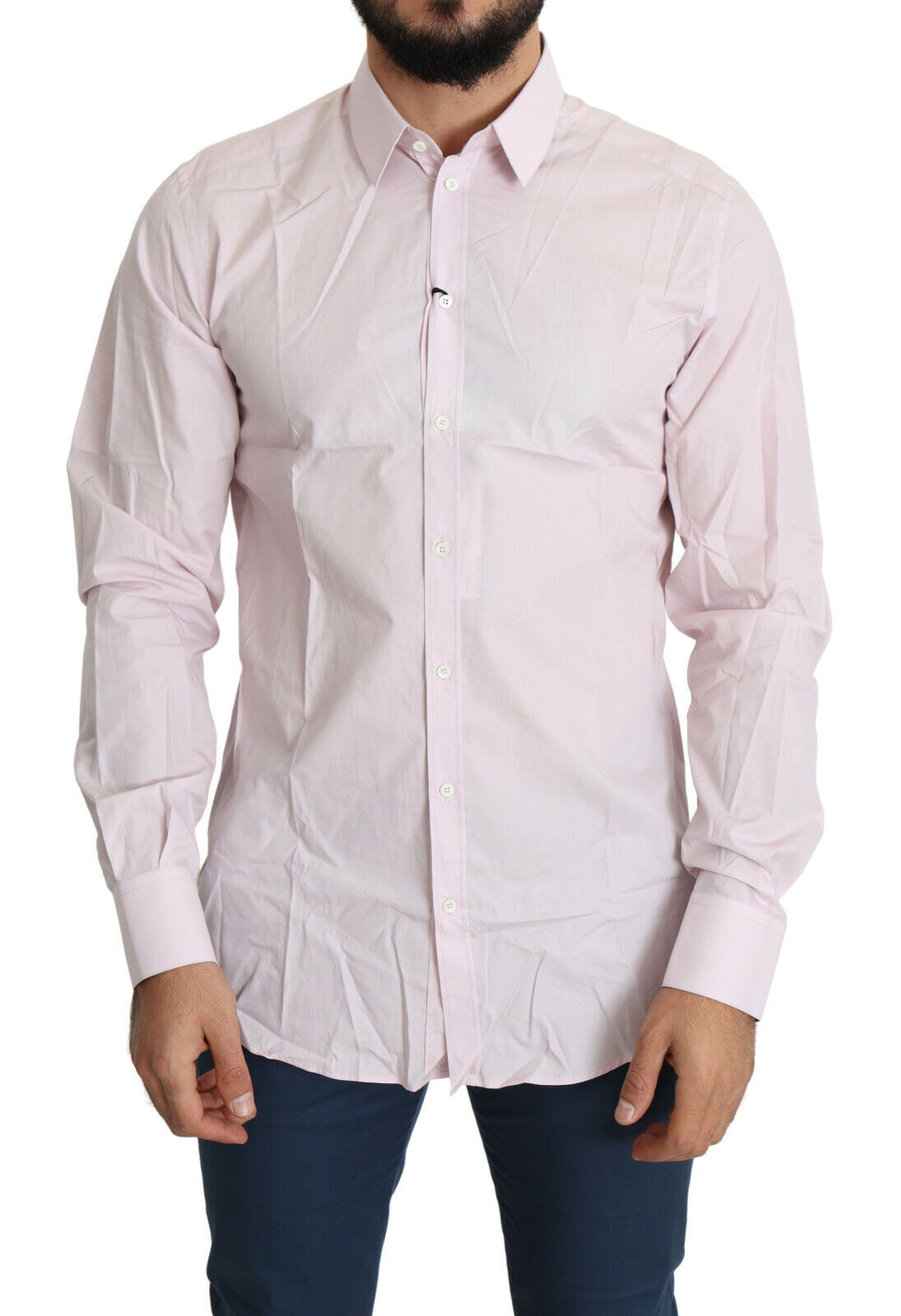 Camicia formale ORO in cotone rosa chiaro
