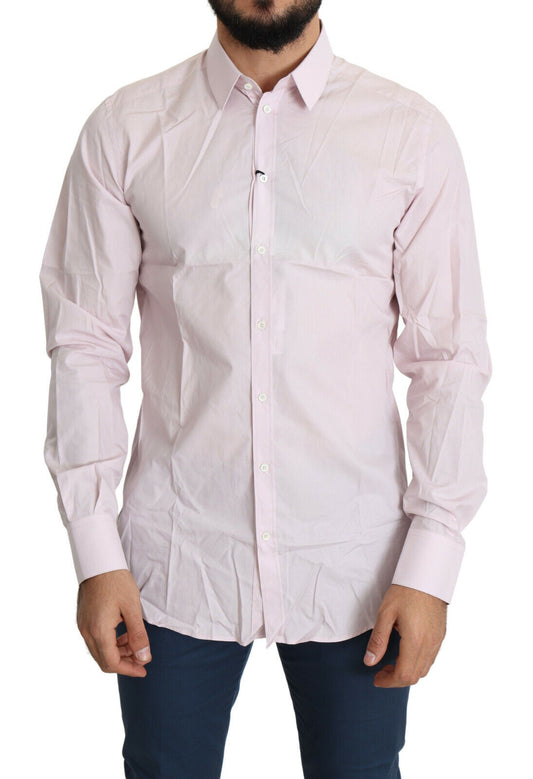 Camicia formale ORO in cotone rosa chiaro