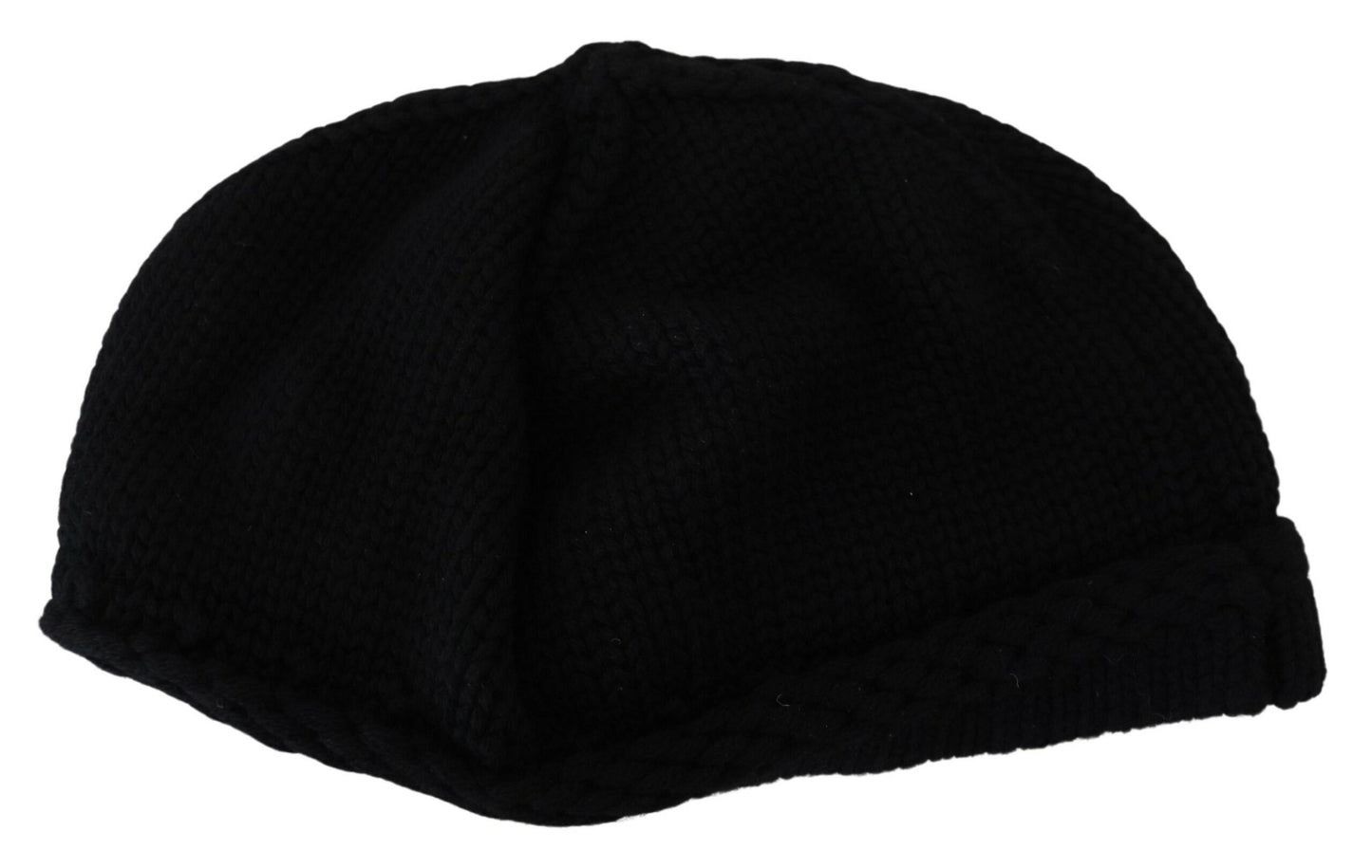 Gorro de lana virgen negro para mujer, gorro de invierno