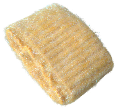 Bufanda envolvente de cuello de fibra de mohair de poliéster amarillo