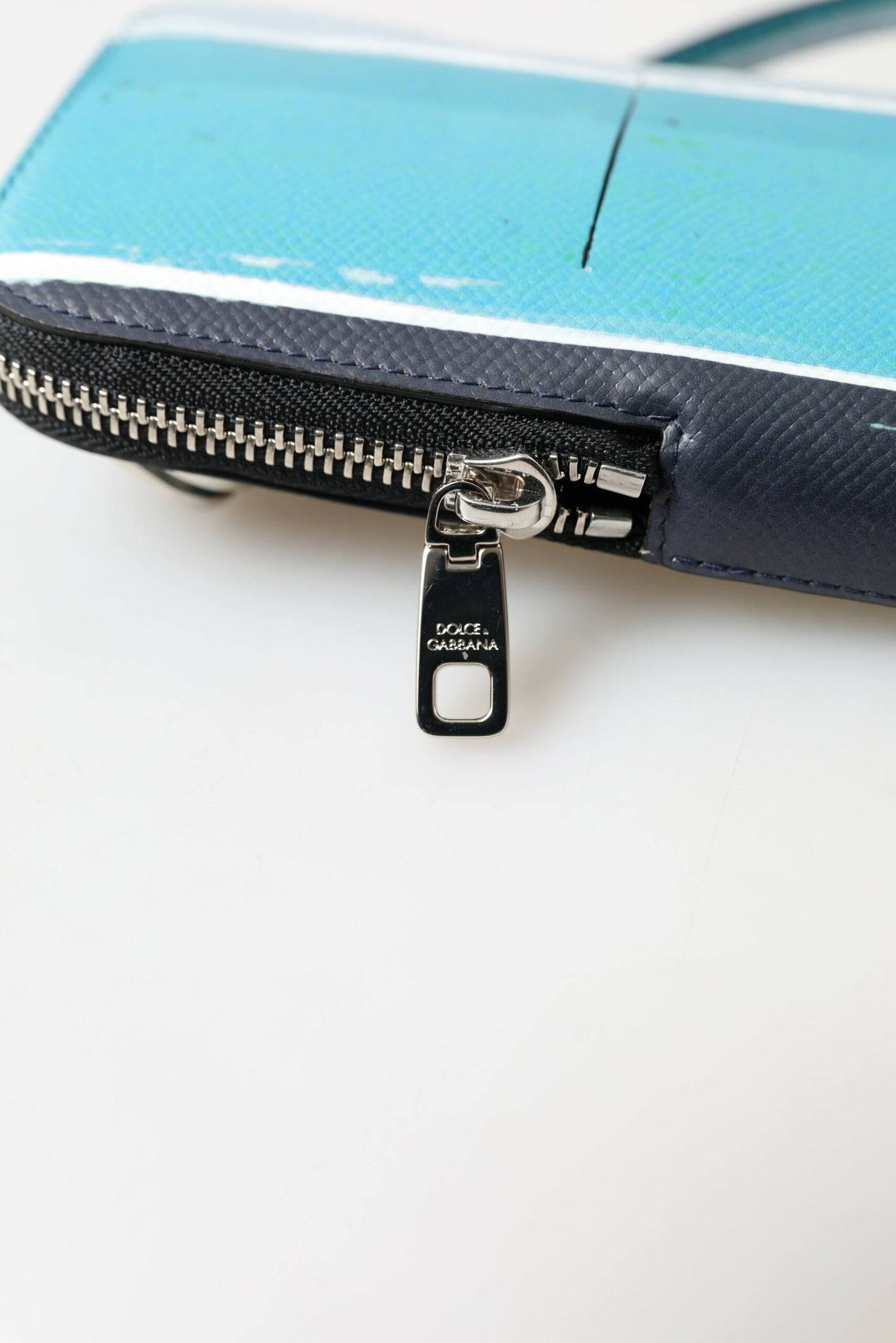 Bolso cruzado de cuero azul para hombre con bandolera para teléfono