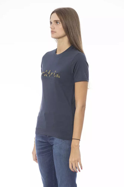 Baldinini Trend Blu Cotone T-Shirt Donna
