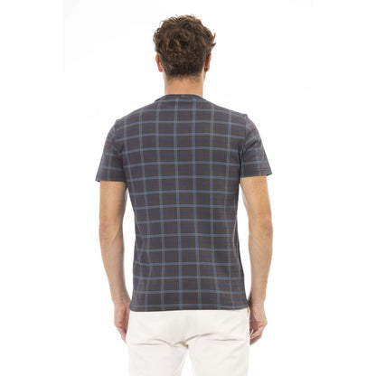 T-shirt pour homme en coton gris Baldinini Trend