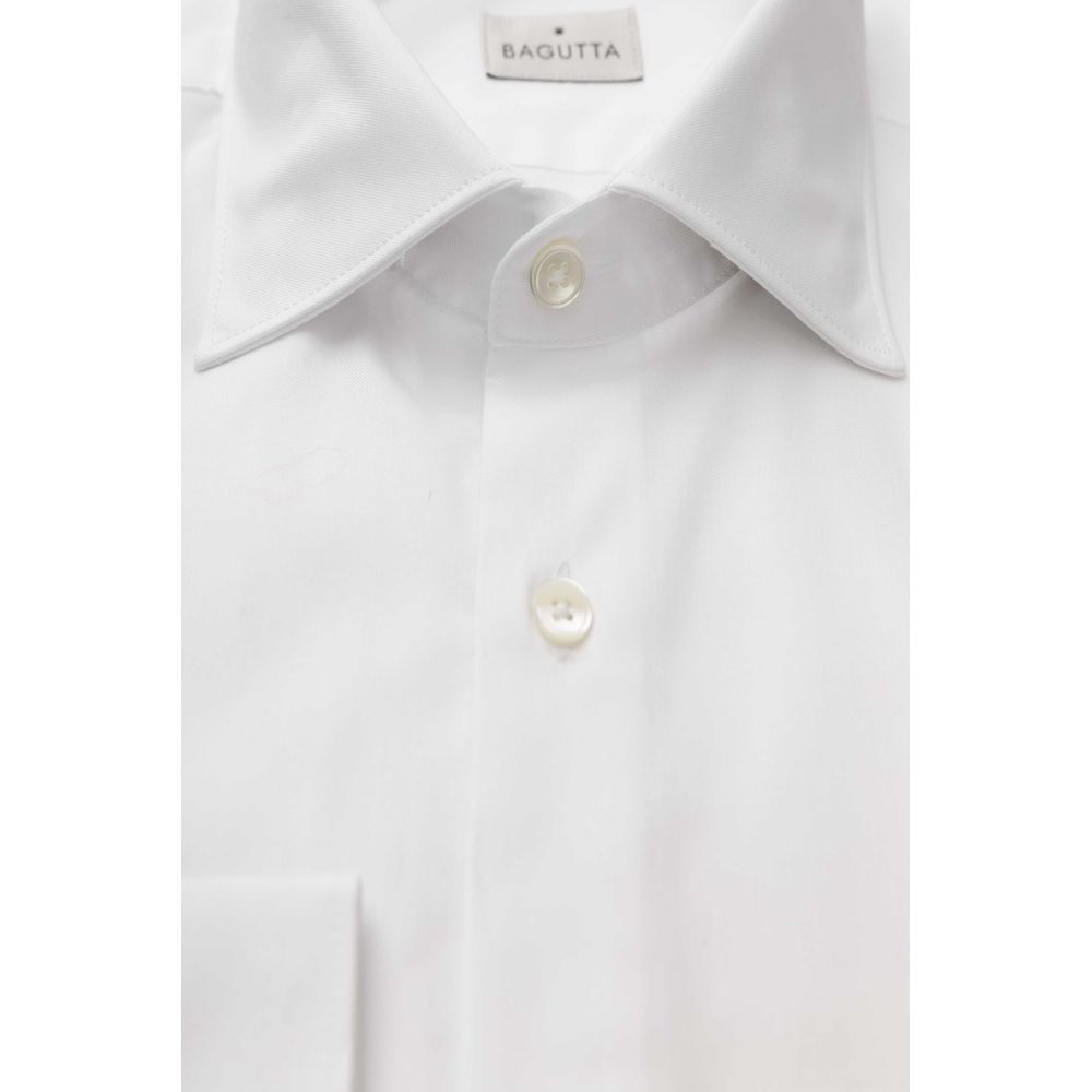 Camisa de algodón blanca