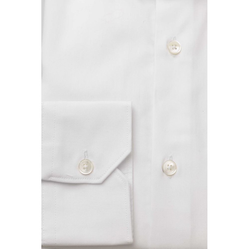 Camisa de algodón blanca