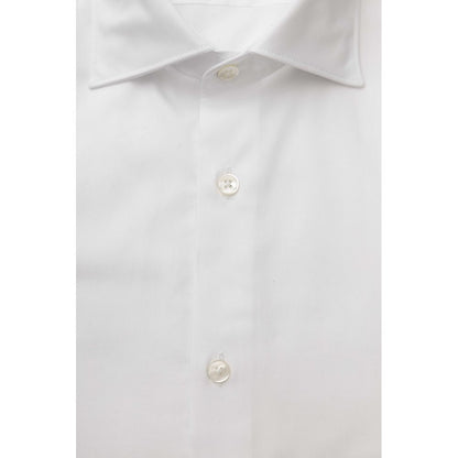 Camisa de algodón blanca