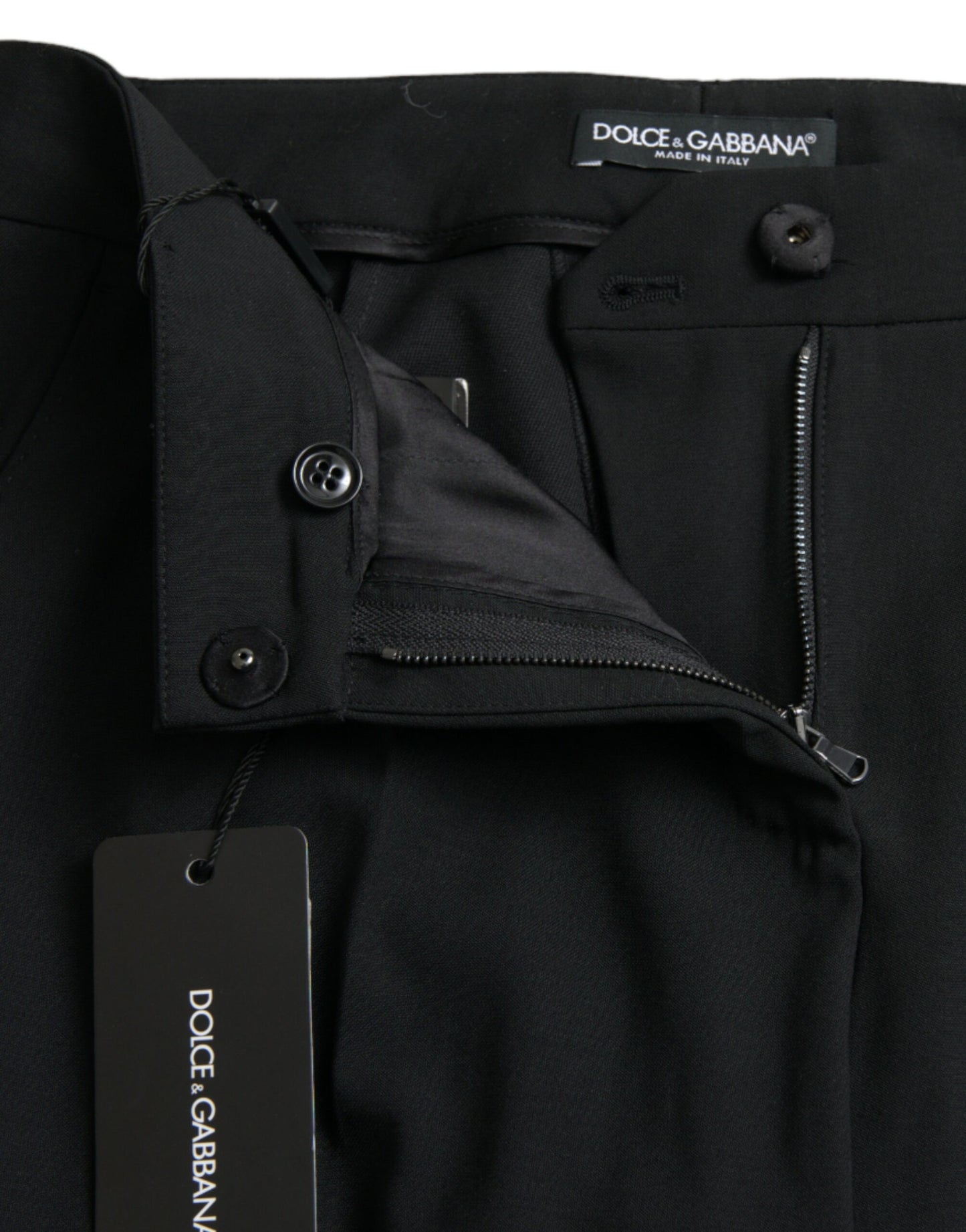 Dolce &amp; Gabbana Elegante konische Wollhose