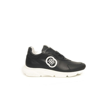 Cerruti 1881 Baskets en Cuir Bleu pour Hommes