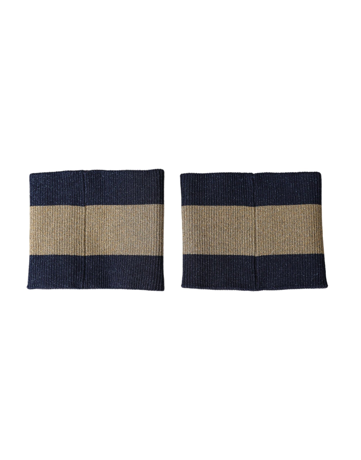 Dolce &amp; Gabbana – Schwarzes Viskose-Armband mit Logo-Stern 84 und Gold