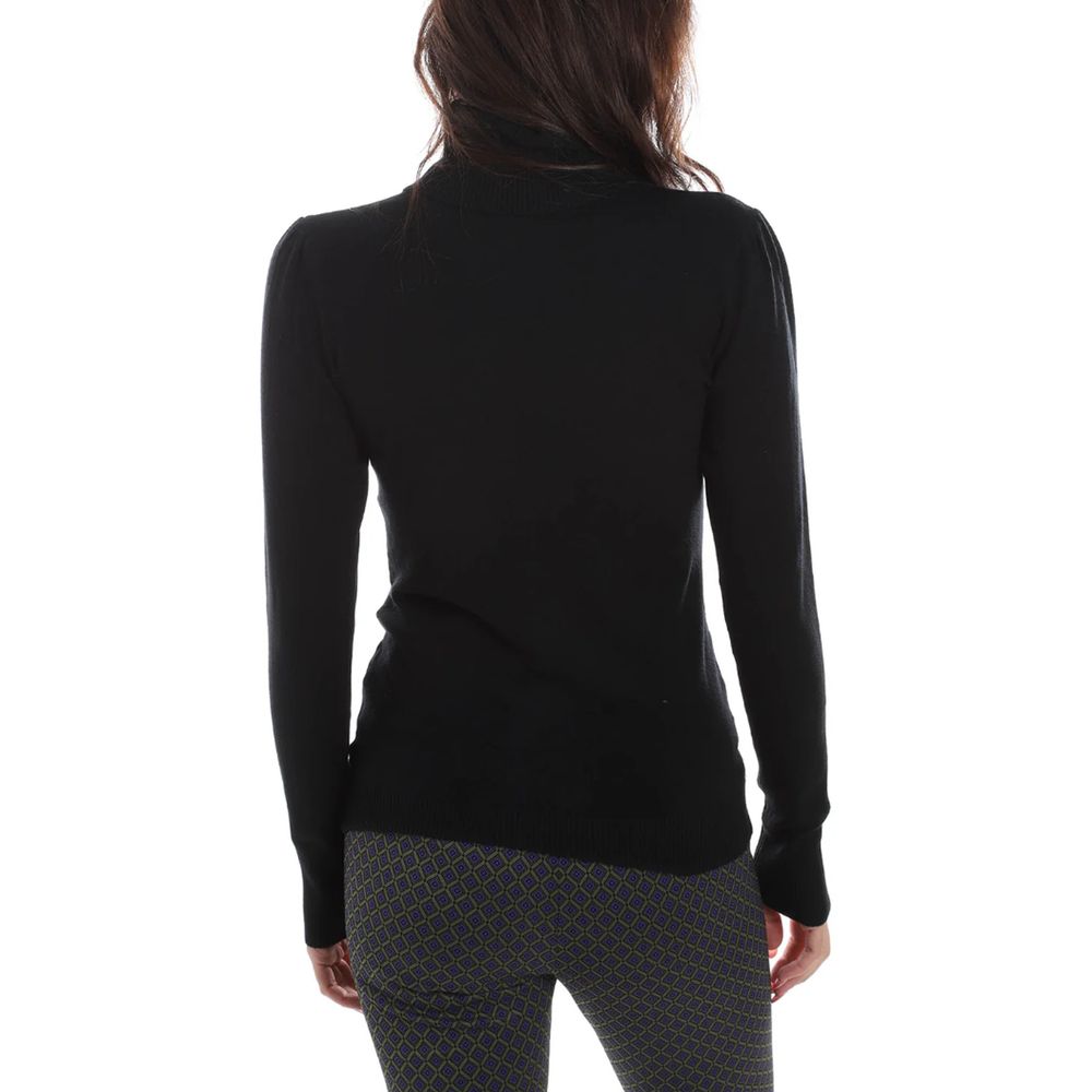 Yes Zee – Schwarzer Viskosepullover