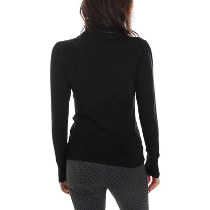 Yes Zee – Schwarzer Viskosepullover