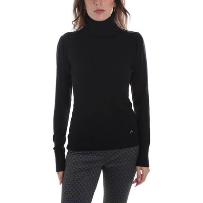 Yes Zee – Schwarzer Viskosepullover