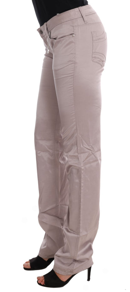 Jeans designer slim fit beige chic Costume National