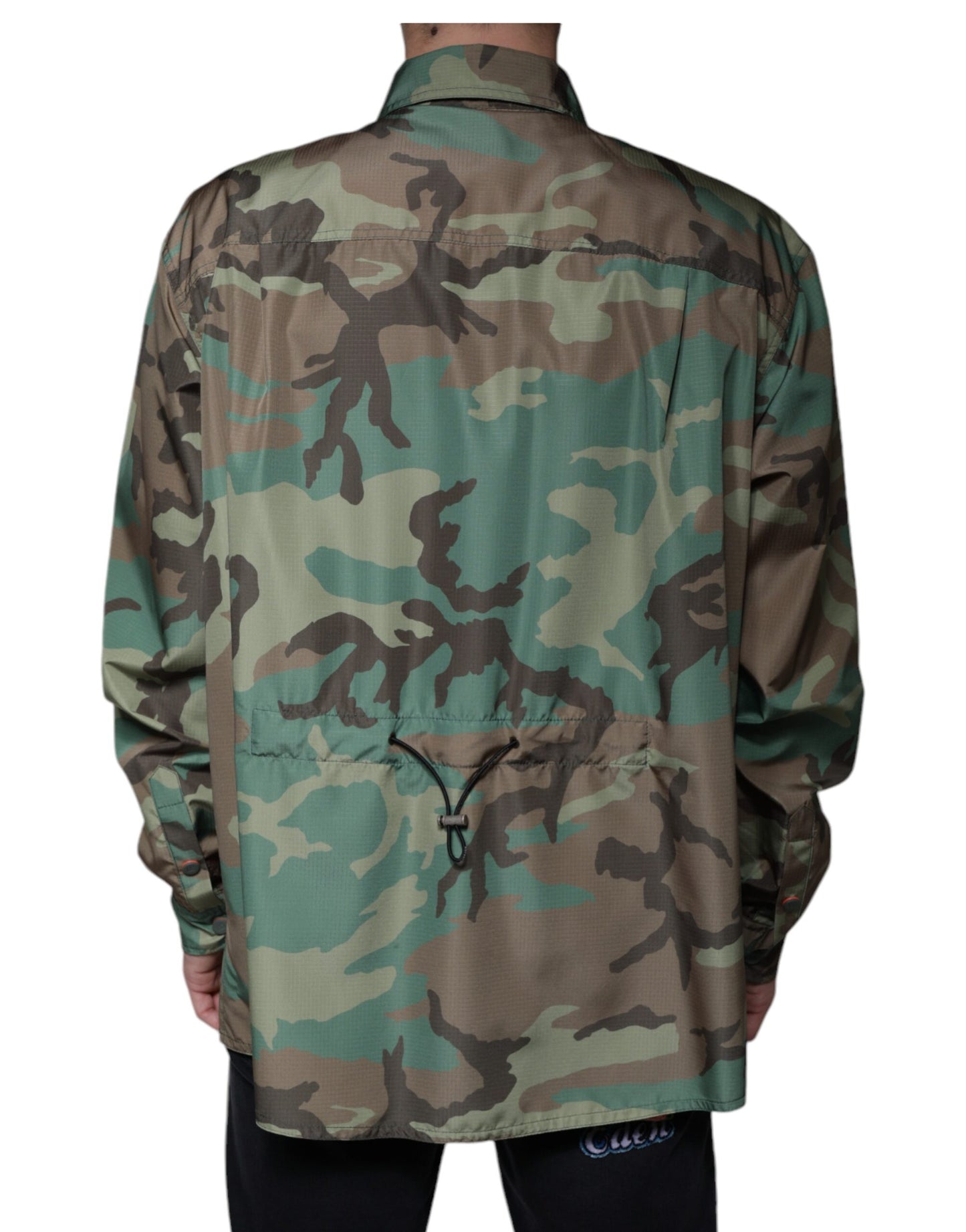 Dolce &amp; Gabbana – Mehrfarbiges Camouflage-Button-Down-Hemd
