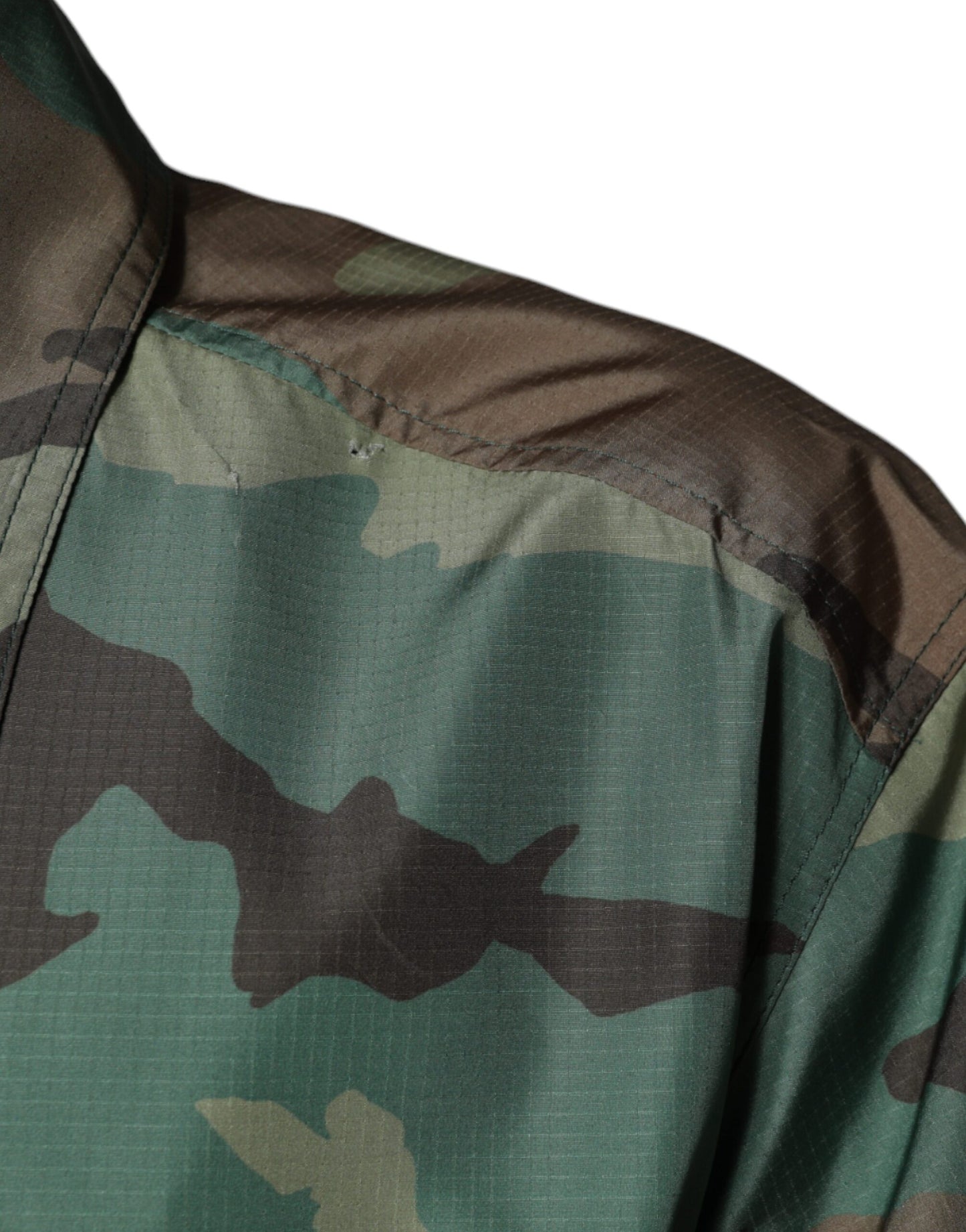Dolce &amp; Gabbana – Mehrfarbiges Camouflage-Button-Down-Hemd