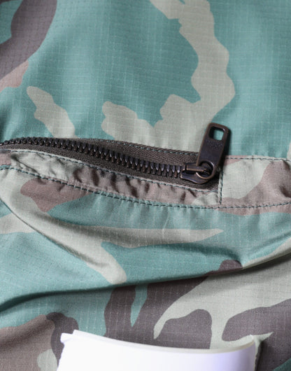 Dolce &amp; Gabbana – Mehrfarbiges Camouflage-Button-Down-Hemd