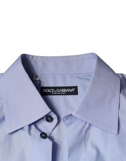 Dolce &amp; Gabbana Hellblaues formelles Hemd aus Baumwolle für Herren