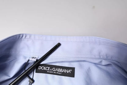 Dolce &amp; Gabbana Hellblaues formelles Hemd aus Baumwolle für Herren