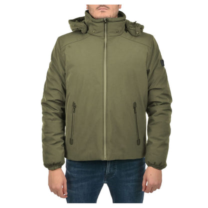 Grüne Nylonjacke von Yes Zee