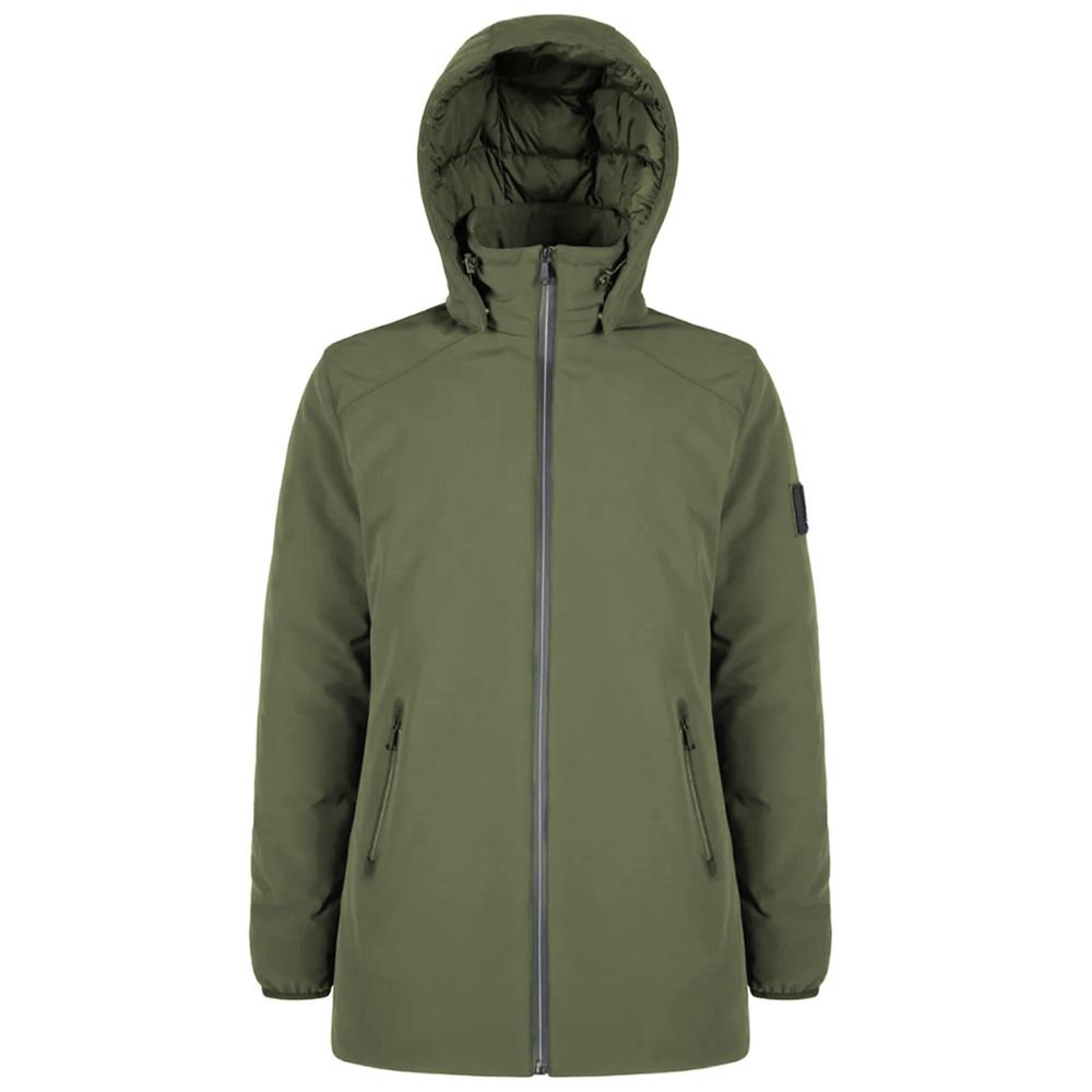 Grüne Nylonjacke von Yes Zee