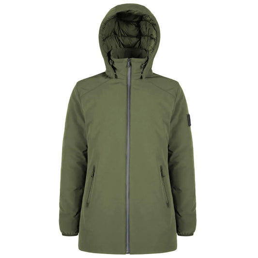Grüne Nylonjacke von Yes Zee