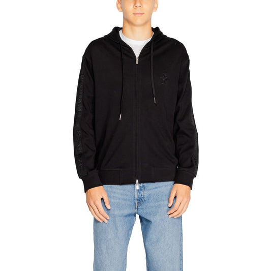 Armani Exchange – Schwarzer Baumwollpullover