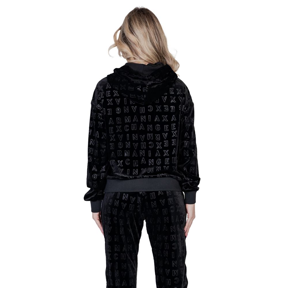 Pull en polyester noir Armani Exchange