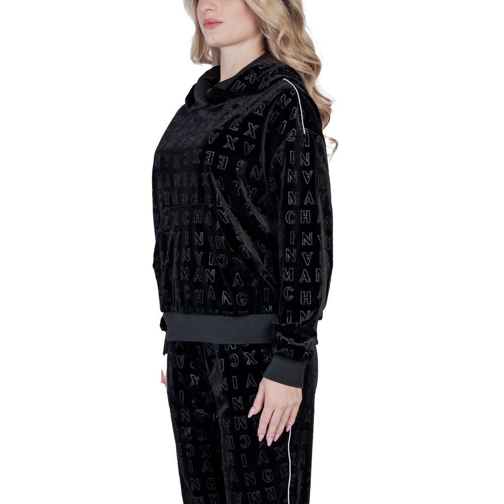 Pull en polyester noir Armani Exchange