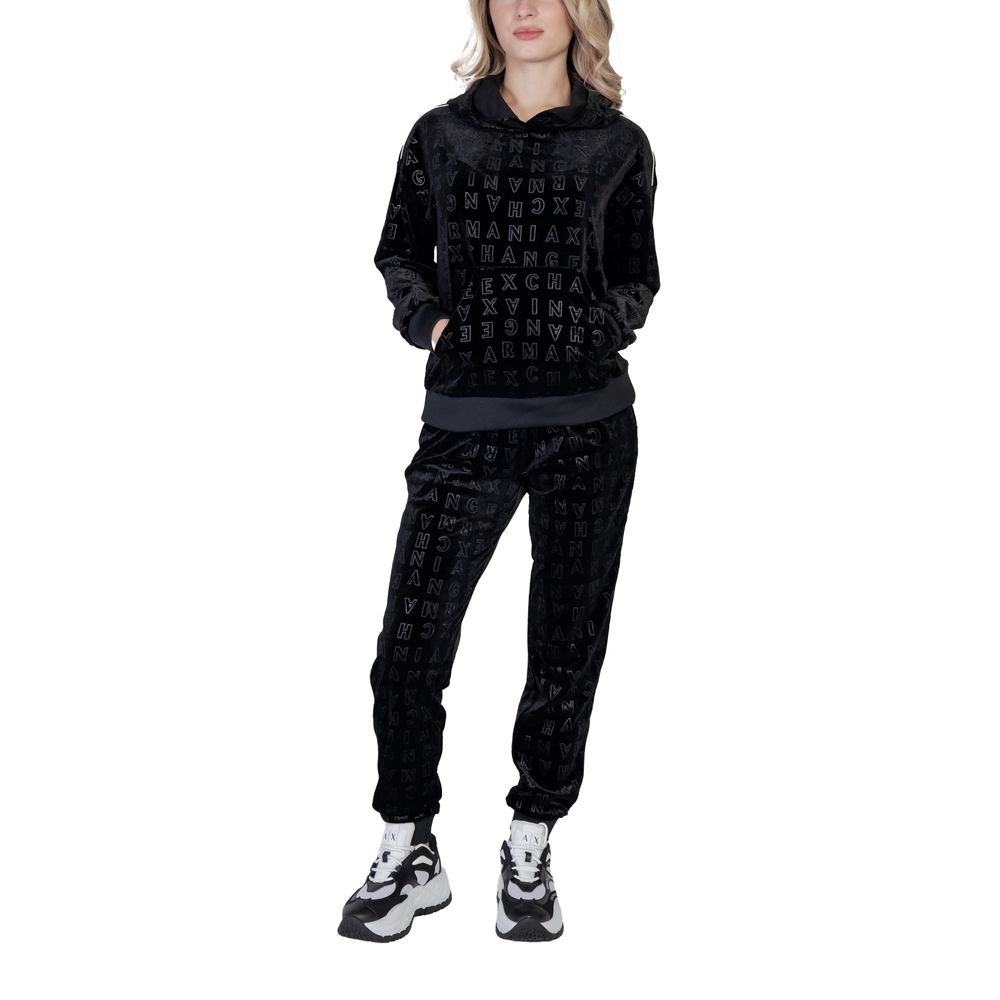 Pull en polyester noir Armani Exchange