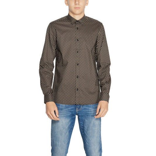 Antony Morato, Braunes Baumwollhemd