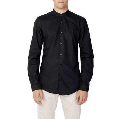 Schwarzes Baumwollhemd von Antony Morato