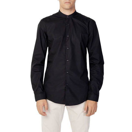 Schwarzes Baumwollhemd von Antony Morato