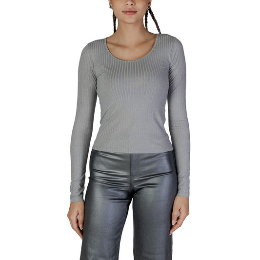 Vero Moda Silver Polyester Polyester Tops & T-Shirt