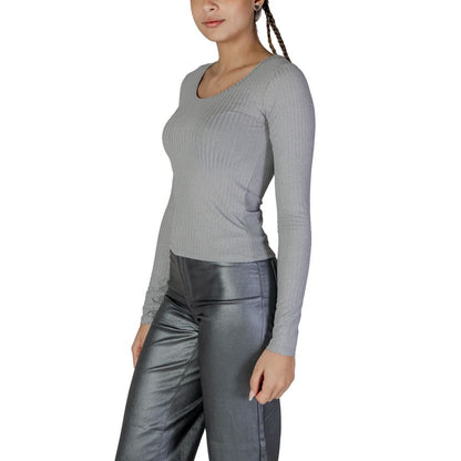 Vero Moda Silver Polyester Polyester Tops & T-Shirt