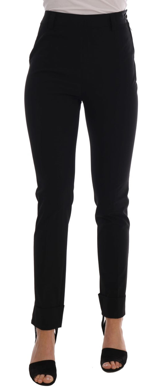 Pantaloni leggings elasticizzati neri