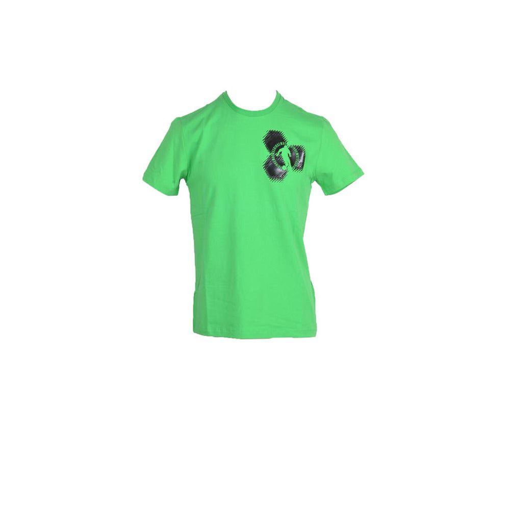 Bikkembergs T-Shirt in Cotone Verde