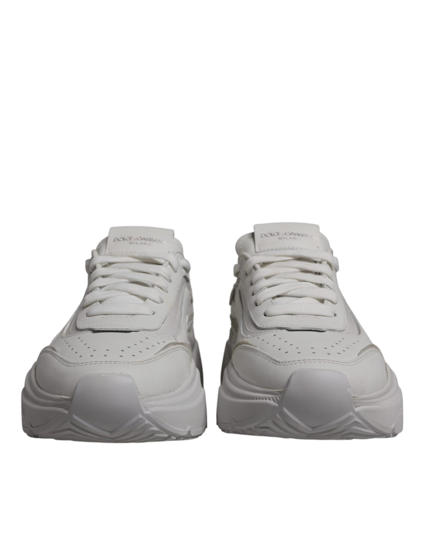 Dolce &amp; Gabbana – Weiße Daymaster Low Top Sneakers
