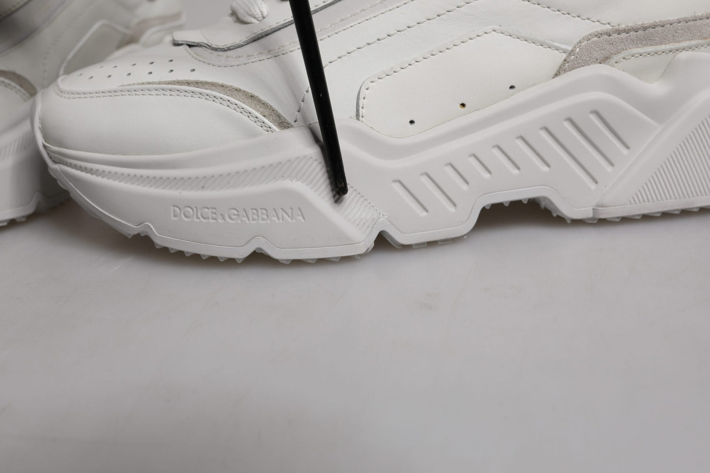 Dolce &amp; Gabbana – Weiße Daymaster Low Top Sneakers