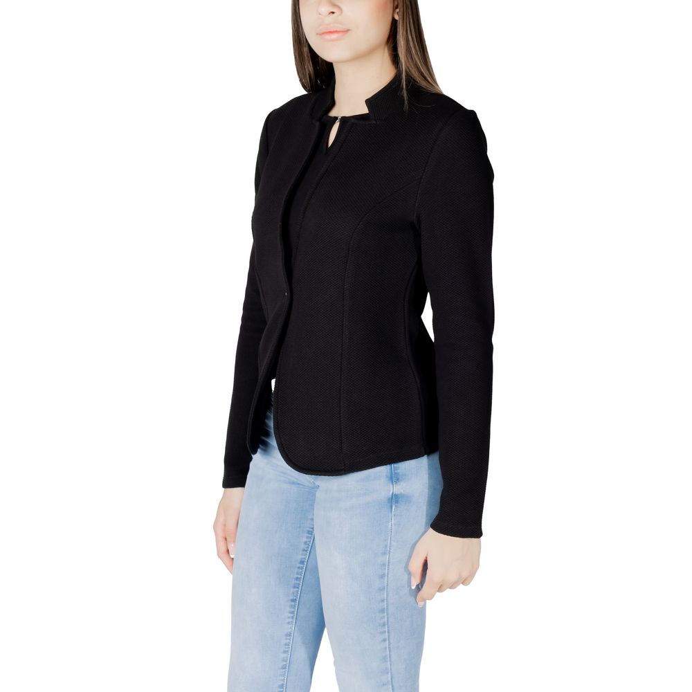 Street One Black Cotton Suits & Blazer