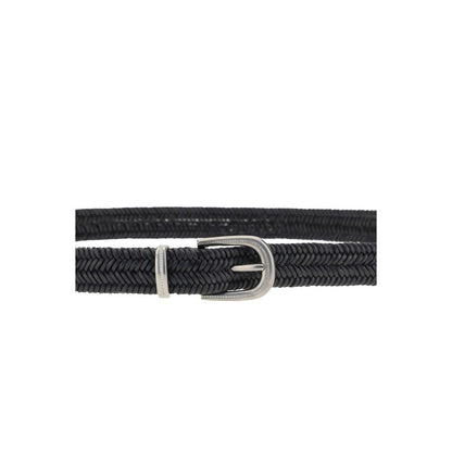 Brunello Cucinelli Braided stretch leather Belt