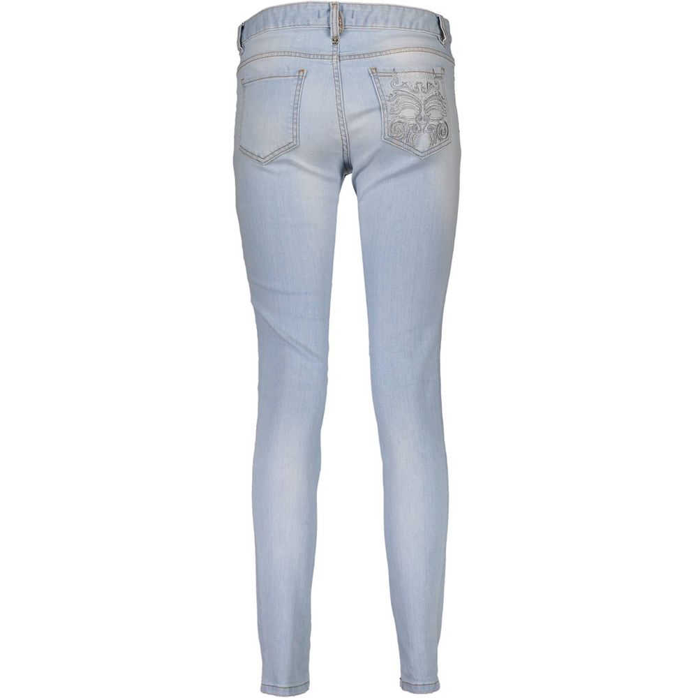 Just Cavalli Hellblaue Jeans aus Baumwolle für Damen