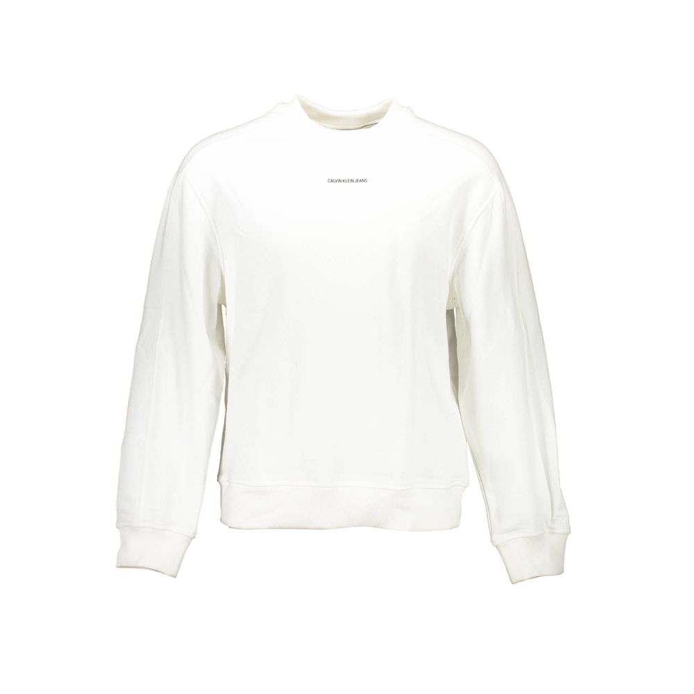 Pull en coton blanc pour homme Calvin Klein