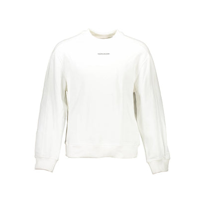 Pull en coton blanc pour homme Calvin Klein