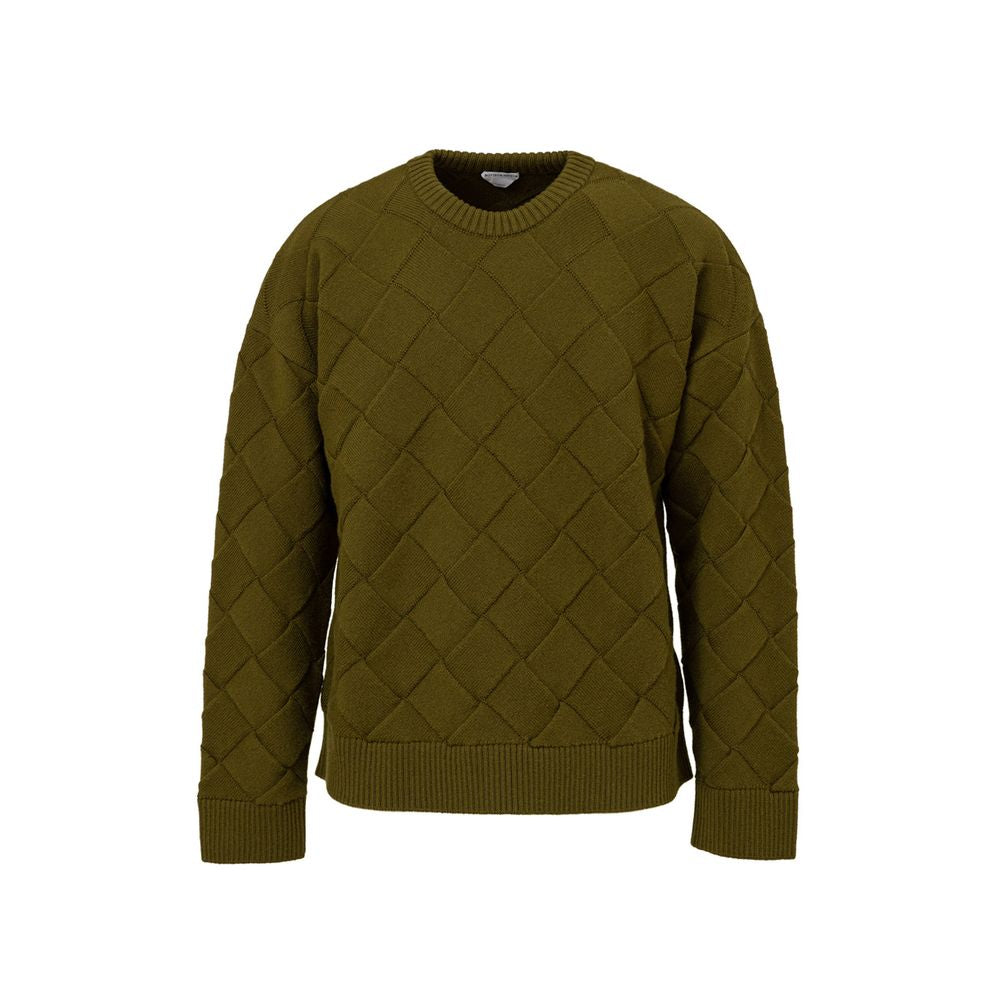 Maglione Verde in Lana Bottega Veneta