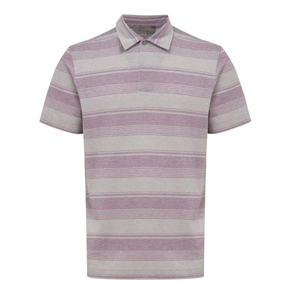 Polo en coton gris Canali