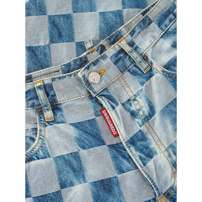 Dsquared² Jeans und Hose aus Baumwolle in Blau
