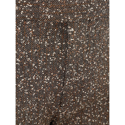 Mehrfarbige Viskosehose von Bottega Veneta für elegante Abende